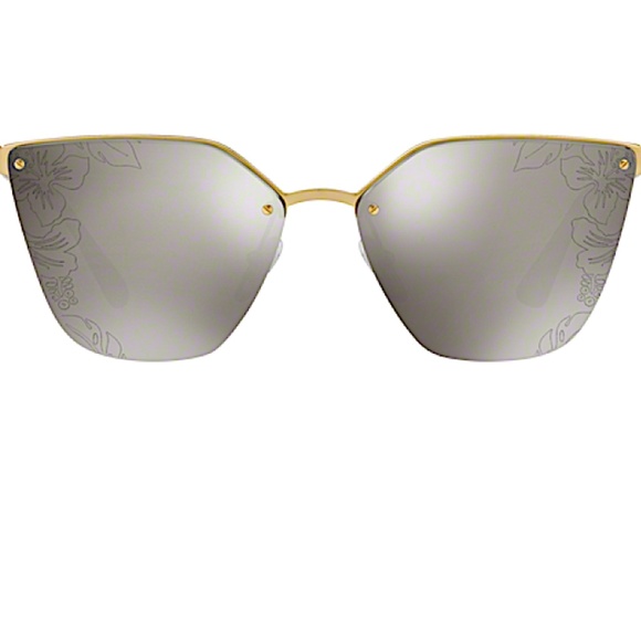 Prada Women\'s Cat Eye Mirrored Sunglasses, 63mm main image 6